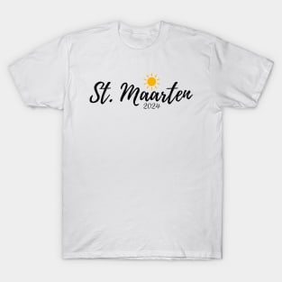 St. Maarten Souvenir Caribbean Sun 2024 Travel Gift T-Shirt